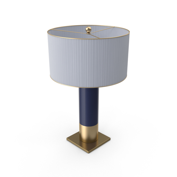 Table Lamp with Blue Base PNG & PSD Images Table Lamp with Blue Base PNG & PSD Images