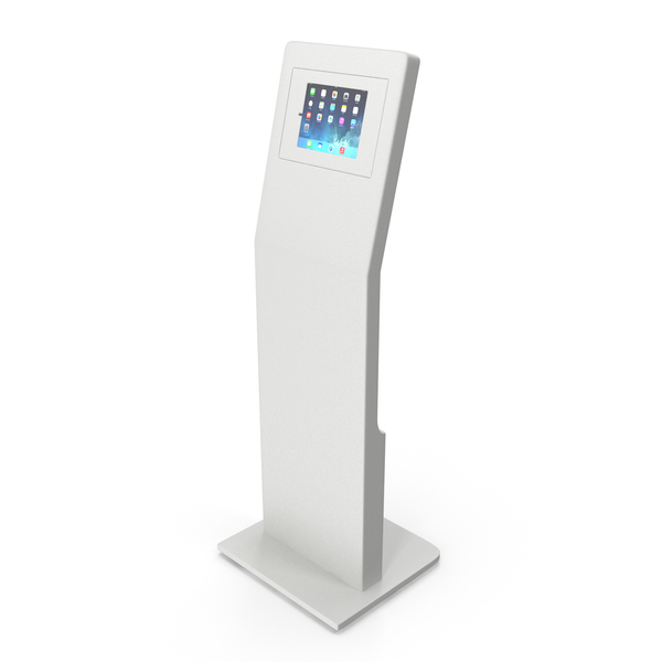 Electronic: Tablet Kiosk Floor Stand PNG & PSD Images