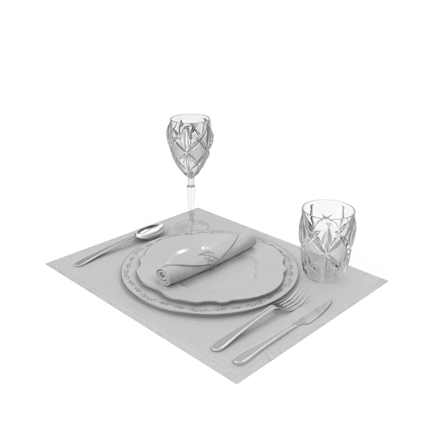 Place Setting: Tableware Set PNG & PSD Images Place Setting: Tableware Set PNG & PSD Images