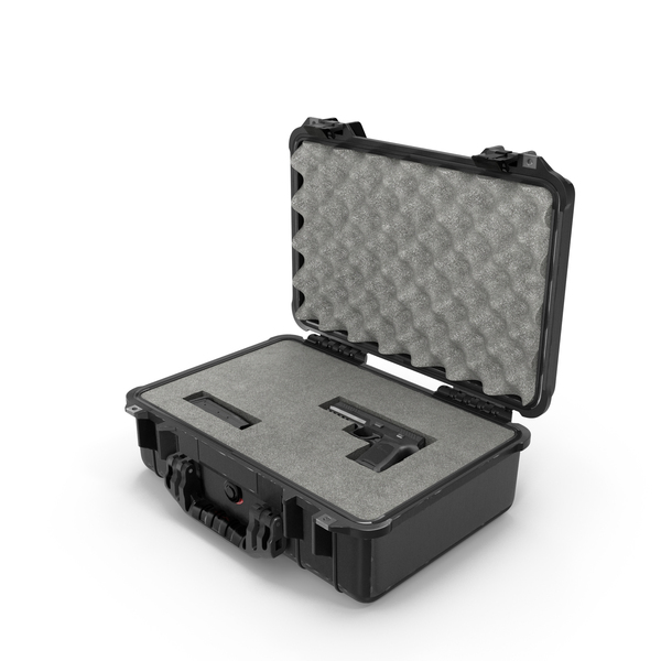 Handgun: Tactical Gun Case with Semi Automatic Pistol Black PNG & PSD Images Handgun: Tactical Gun Case with Semi Automatic Pistol Black PNG & PSD Images