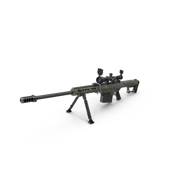 Tactical Sniper Rifle Barrett M107 with Scope PNG & PSD Images Tactical Sniper Rifle Barrett M107 with Scope PNG & PSD Images