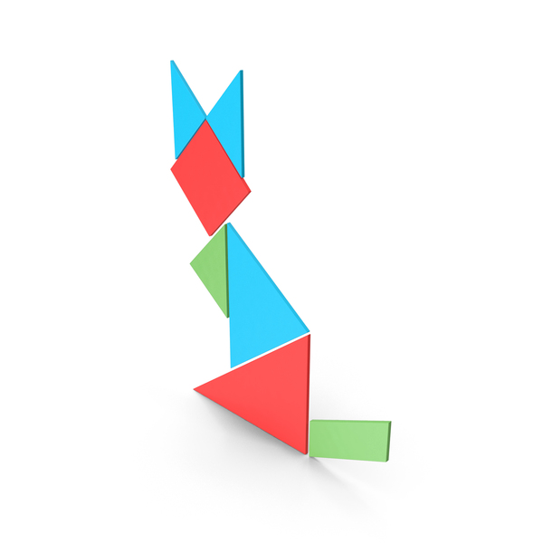 Tangram Cat Symbol PNG & PSD Images Tangram Cat Symbol PNG & PSD Images