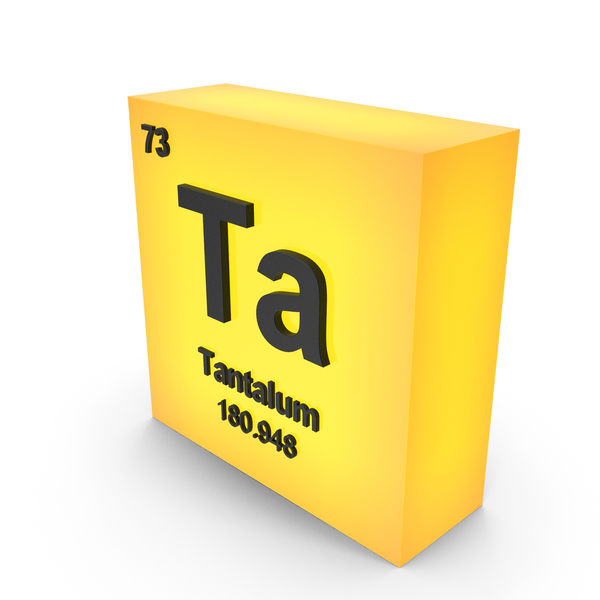 Periodic Table: Tantalum PNG & PSD Images Periodic Table: Tantalum PNG & PSD Images