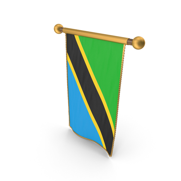Tanzania Country Hanging Flag Design PNG & PSD Images Tanzania Country Hanging Flag Design PNG & PSD Images