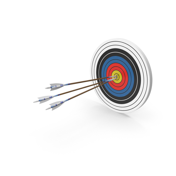 Archery: Target With Arrows 02 PNG & PSD Images