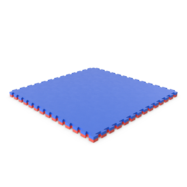Tile: Tatami Puzzle Blue and Red PNG & PSD Images