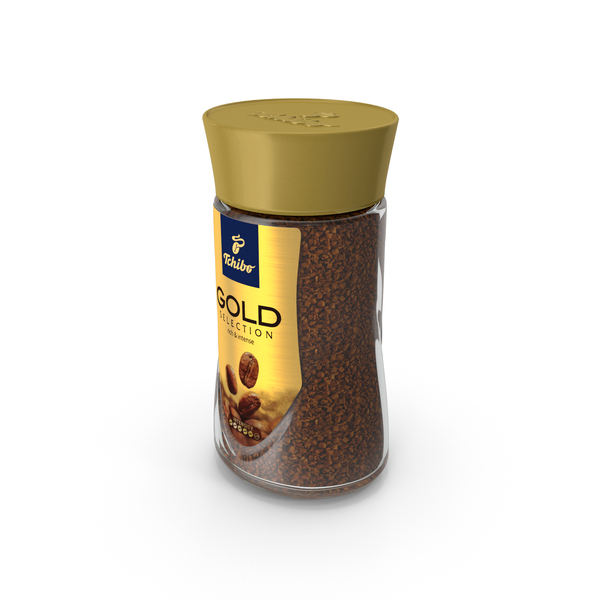 Coffee Bag: Tchibo GOLD Jar 100g PNG & PSD Images Coffee Bag: Tchibo GOLD Jar 100g PNG & PSD Images