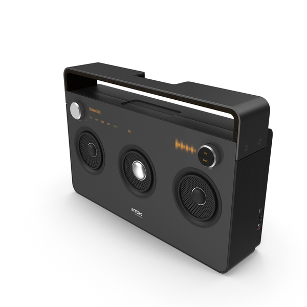 Boom Box: TDK Boombox 3 Speakers PNG & PSD Images