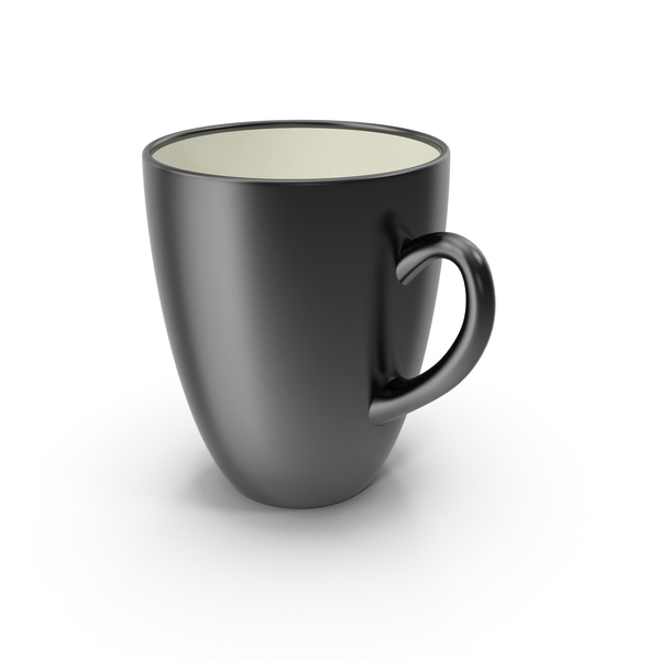 Teacup: Tea Cup - Ceramic Black PNG & PSD Images
