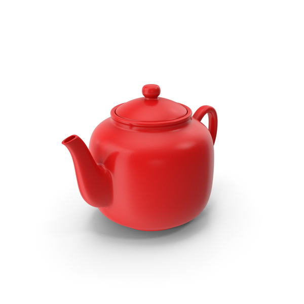 Teapot: Tea Pot Red PNG & PSD Images