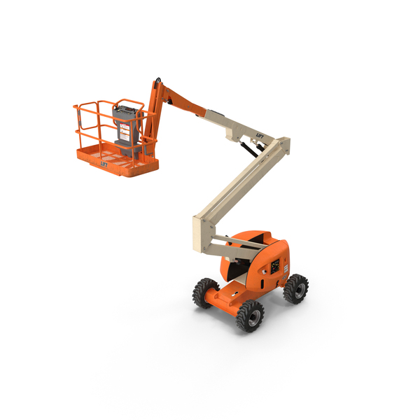 Cherry Picker: Telescopic Boom Lift Generic Pose PNG & PSD Images Cherry Picker: Telescopic Boom Lift Generic Pose PNG & PSD Images