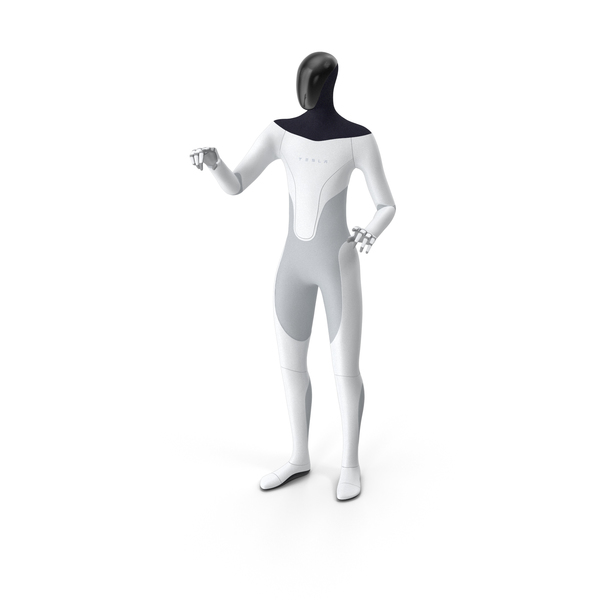 Android: Tesla Bot Pointing Pose PNG & PSD Images Android: Tesla Bot Pointing Pose PNG & PSD Images