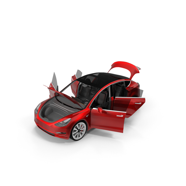 Car: Tesla Model 3 Opened Doors PNG & PSD Images Car: Tesla Model 3 Opened Doors PNG & PSD Images