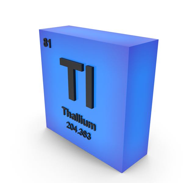 Thallium PNG Images & PSDs for Download | PixelSquid - S123038852