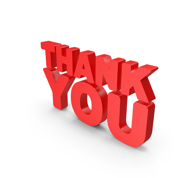 Thank You Text PNG Images & PSDs for Download | PixelSquid - S120393463