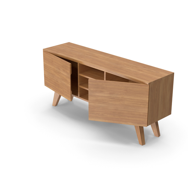 Theodore Sideboard Open PNG & PSD Images