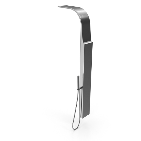 Showerhead: Thermostatic Shower Column With Jets PNG & PSD Images Showerhead: Thermostatic Shower Column With Jets PNG & PSD Images