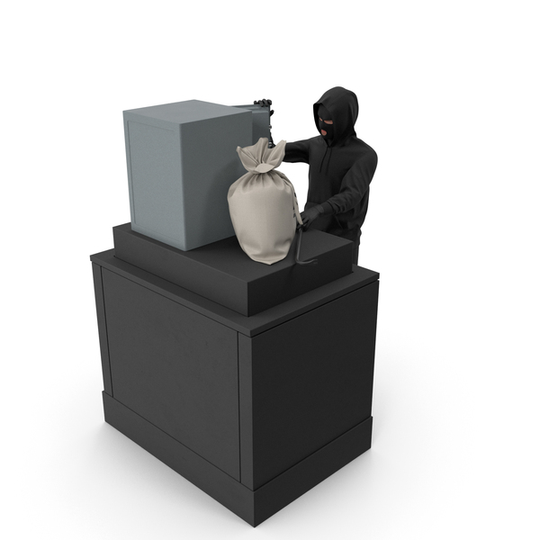 Thief Robbing Safe PNG & PSD Images Thief Robbing Safe PNG & PSD Images