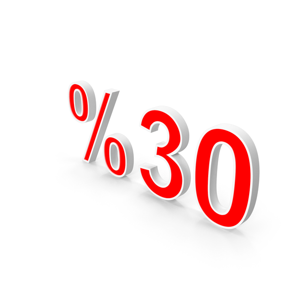 Mathematical Symbols: Thirty Percent White And Red PNG & PSD Images Mathematical Symbols: Thirty Percent White And Red PNG & PSD Images