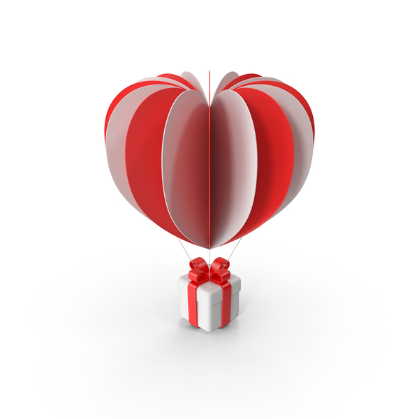 This Render Is: Valentine's Hot Air Balloon with Gift PNG & PSD Images This Render Is: Valentine's Hot Air Balloon with Gift PNG & PSD Images