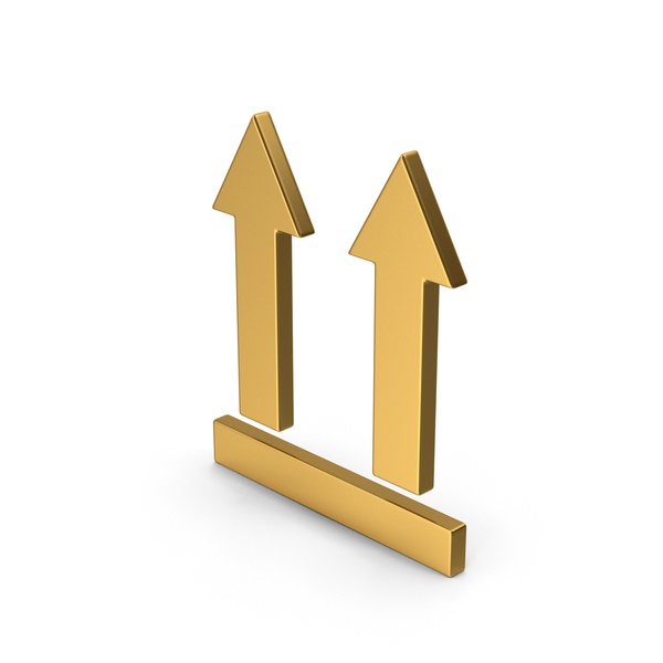 Computer Icon: This Side Up Gold Sign PNG & PSD Images Computer Icon: This Side Up Gold Sign PNG & PSD Images