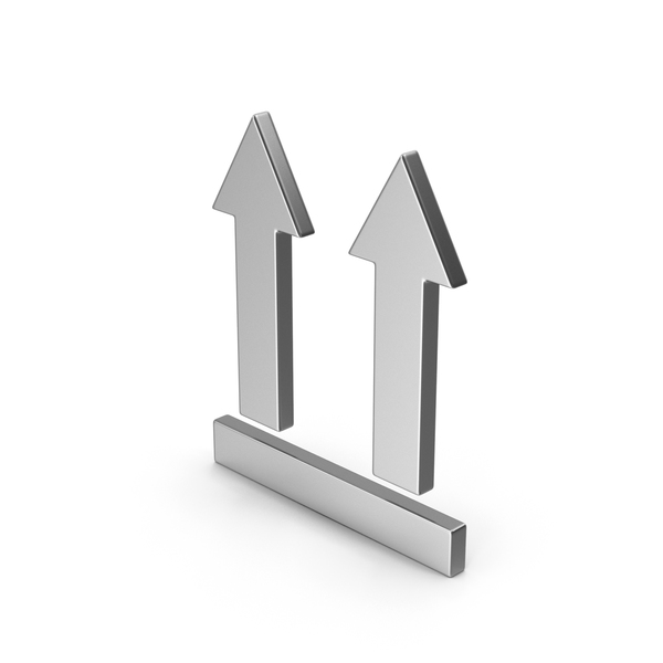 Computer Icon: This Side Up Silver Sign PNG & PSD Images Computer Icon: This Side Up Silver Sign PNG & PSD Images