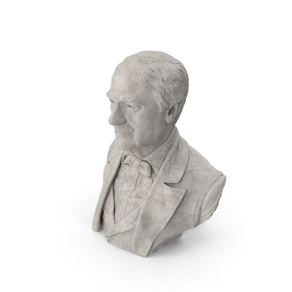 Thomas Edison Bust PNG & PSD Images Thomas Edison Bust PNG & PSD Images