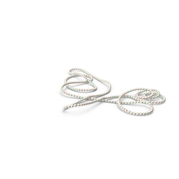 Necklace: Thread with Pearl Beads PNG & PSD Images Necklace: Thread with Pearl Beads PNG & PSD Images
