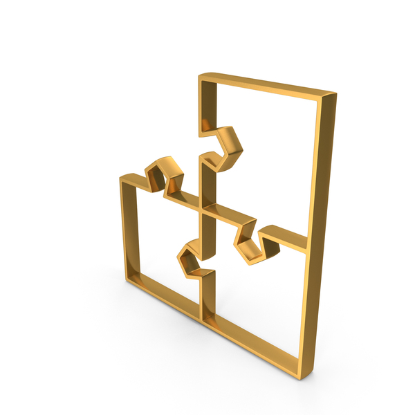 Symbols: Three Piece Puzzle Frame Symbol PNG & PSD Images