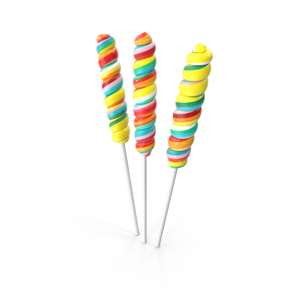 Three Rainbow Twisty Twirl Hard Lollipop Candy Sweets PNG & PSD Images Three Rainbow Twisty Twirl Hard Lollipop Candy Sweets PNG & PSD Images