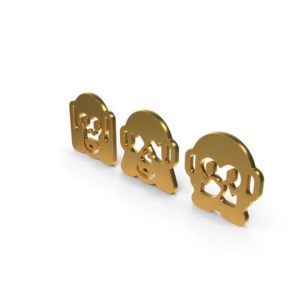 Logo: Three Wise Monkeys Icon PNG & PSD Images