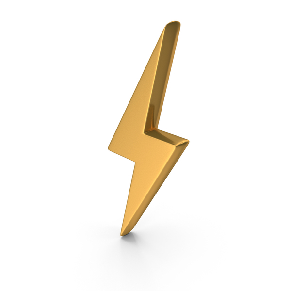 Computer Icon: Thunder Bolt Power Energy Gold PNG & PSD Images Computer Icon: Thunder Bolt Power Energy Gold PNG & PSD Images