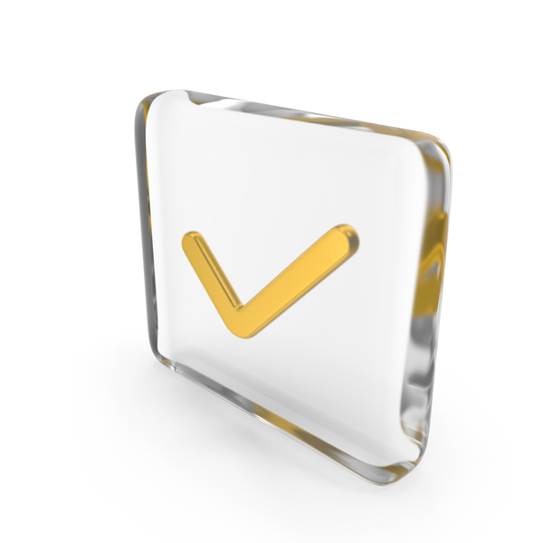 Check: Tick Mark Accept Glass Cube PNG & PSD Images Check: Tick Mark Accept Glass Cube PNG & PSD Images