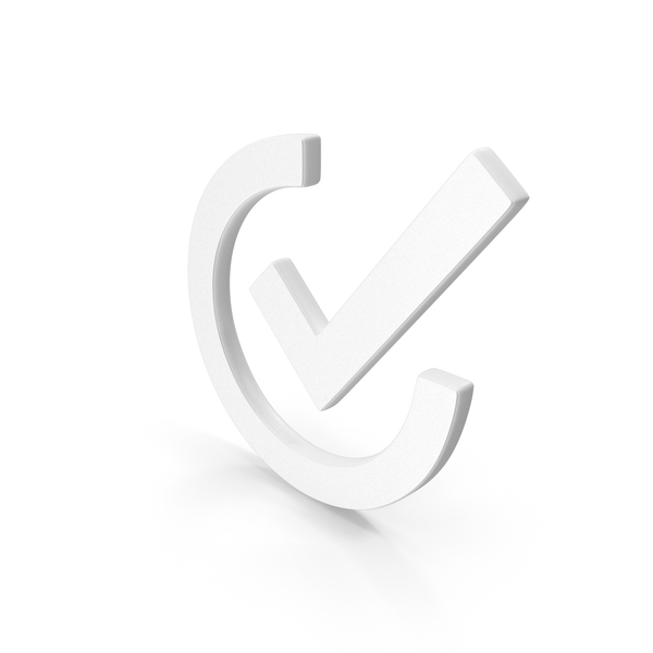 Symbols: Tick Mark With Half Circle Shape White PNG & PSD Images Symbols: Tick Mark With Half Circle Shape White PNG & PSD Images