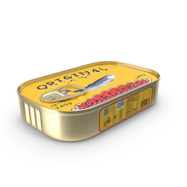 Sardines: Tin Can of Preserved Sardine with Pull Tab Lid PNG & PSD Images Sardines: Tin Can of Preserved Sardine with Pull Tab Lid PNG & PSD Images