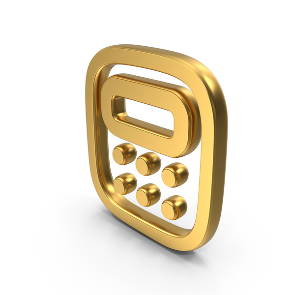 Symbols: Tiny Calculator Gold Symbol PNG & PSD Images Symbols: Tiny Calculator Gold Symbol PNG & PSD Images