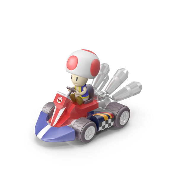 Game Character: Toad from Mario Kart - Nintendo PNG & PSD Images