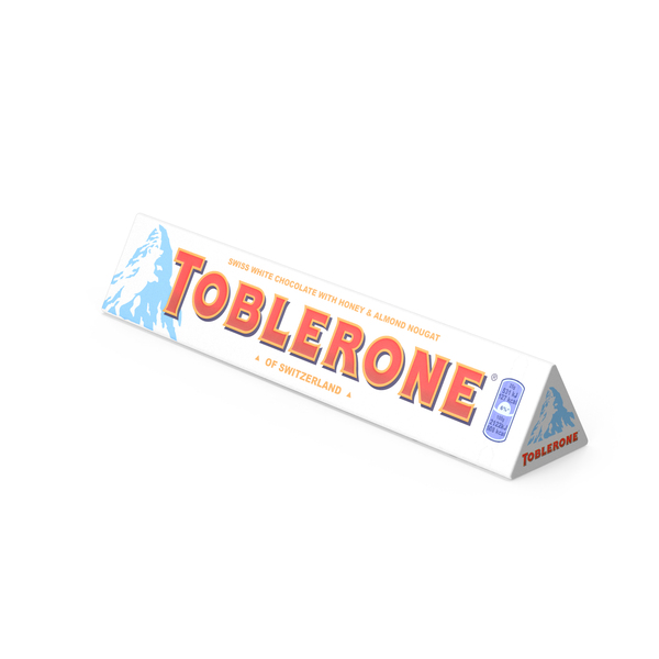 Bar: Toblerone White Chocolate Package PNG & PSD Images Bar: Toblerone White Chocolate Package PNG & PSD Images