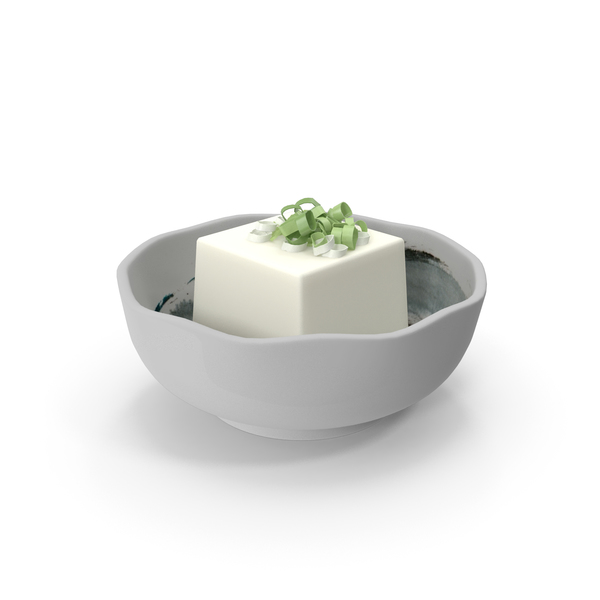 Tofu With Green Onion PNG & PSD Images