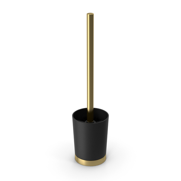 Bathroom Accessories: Toilet Brush Standing Black Matt Brass PNG & PSD Images Bathroom Accessories: Toilet Brush Standing Black Matt Brass PNG & PSD Images