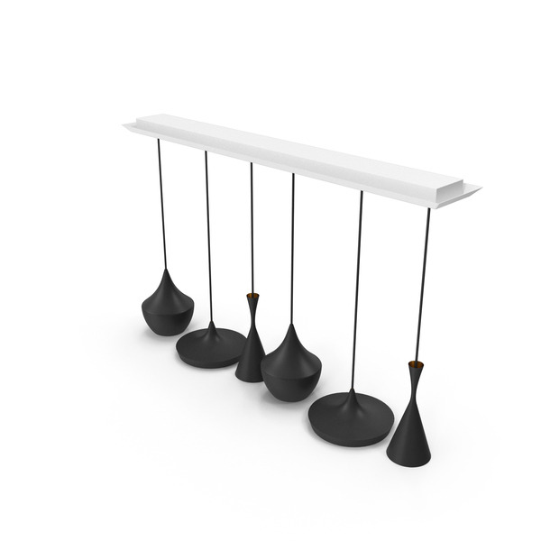 Hanging Lamp: Tom Dixon Beat Led Black Range Linear Pendant System PNG & PSD Images Hanging Lamp: Tom Dixon Beat Led Black Range Linear Pendant System PNG & PSD Images