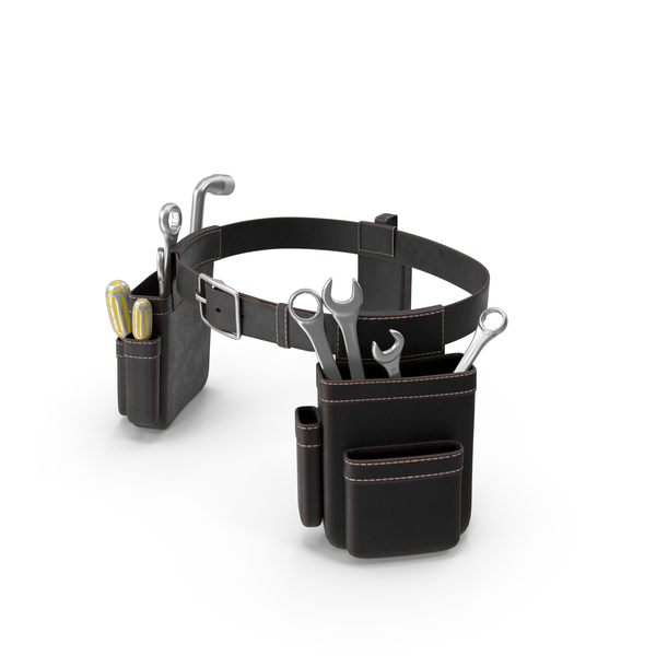 Belt: Toolbelt With Tools Leather Black PNG & PSD Images Belt: Toolbelt With Tools Leather Black PNG & PSD Images