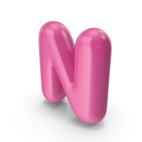 Language: Toon Balloon Letter N PNG & PSD Images Language: Toon Balloon Letter N PNG & PSD Images
