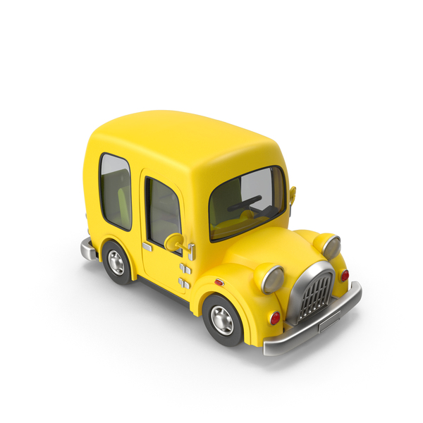 Toon Yellow Taxi PNG & PSD Images Toon Yellow Taxi PNG & PSD Images