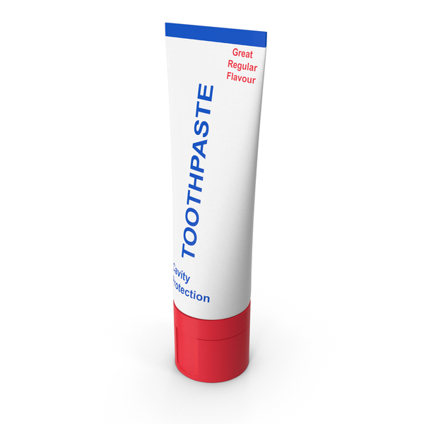 Tube Container: Toothpaste Generic Label PNG & PSD Images