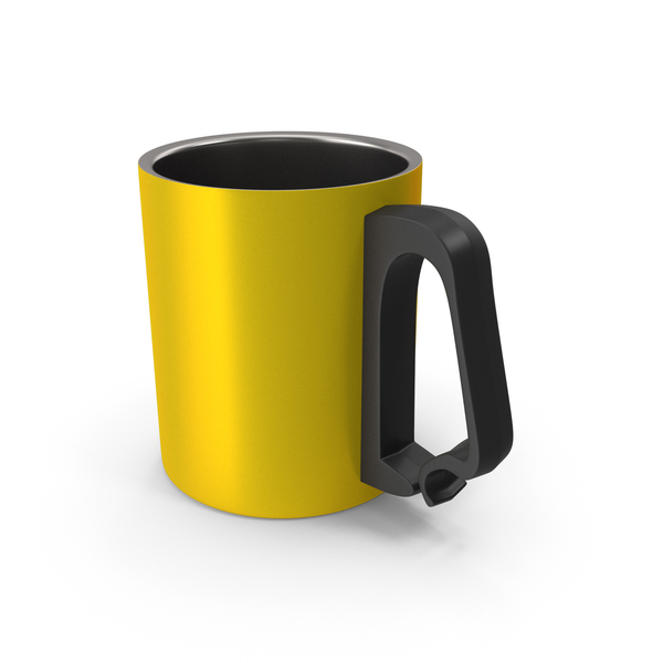 Glassware: Tourist Aluminium Cup Yellow PNG & PSD Images Glassware: Tourist Aluminium Cup Yellow PNG & PSD Images