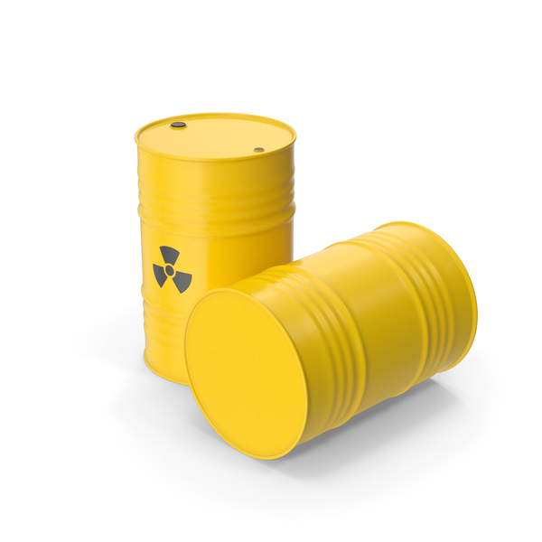 Hazardous Waste Disposal: Toxic Barrels Yellow PNG & PSD Images
