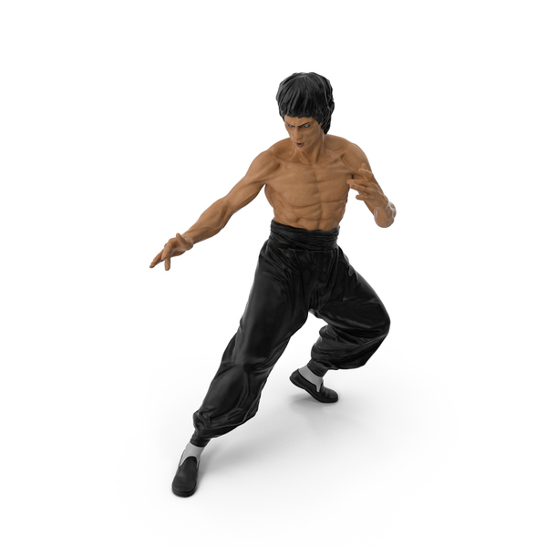 Statue: Toy Bruce Lee In Martial Pose PNG & PSD Images Statue: Toy Bruce Lee In Martial Pose PNG & PSD Images