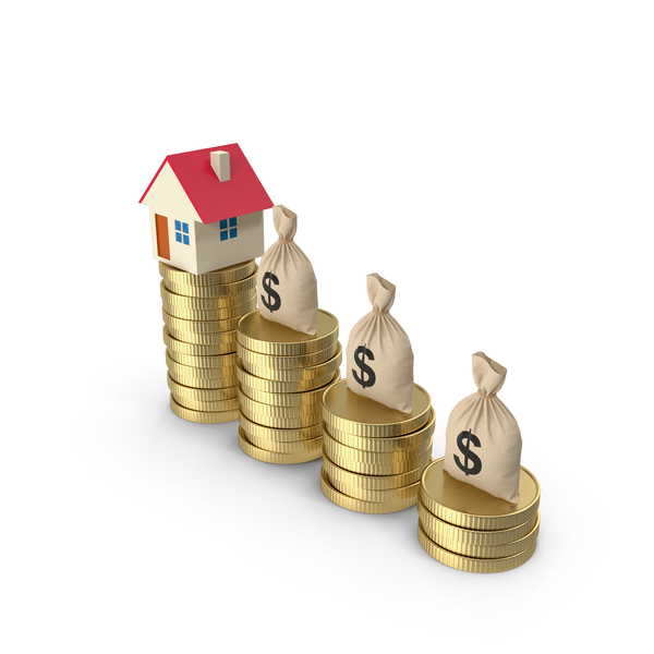Money Bag: Toy House On A Stack Of Coins PNG & PSD Images Money Bag: Toy House On A Stack Of Coins PNG & PSD Images