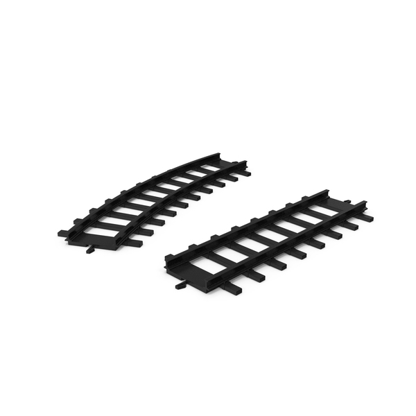 Train Track: Toy Rails Set PNG & PSD Images Train Track: Toy Rails Set PNG & PSD Images